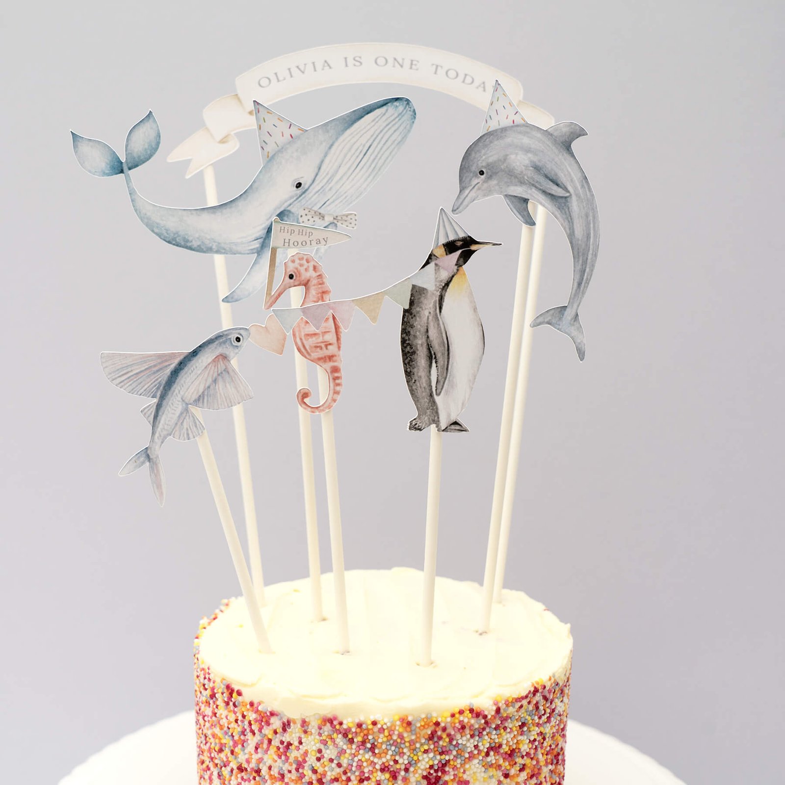 Dolphins & Whales Cake Toppers | Country Kitchen