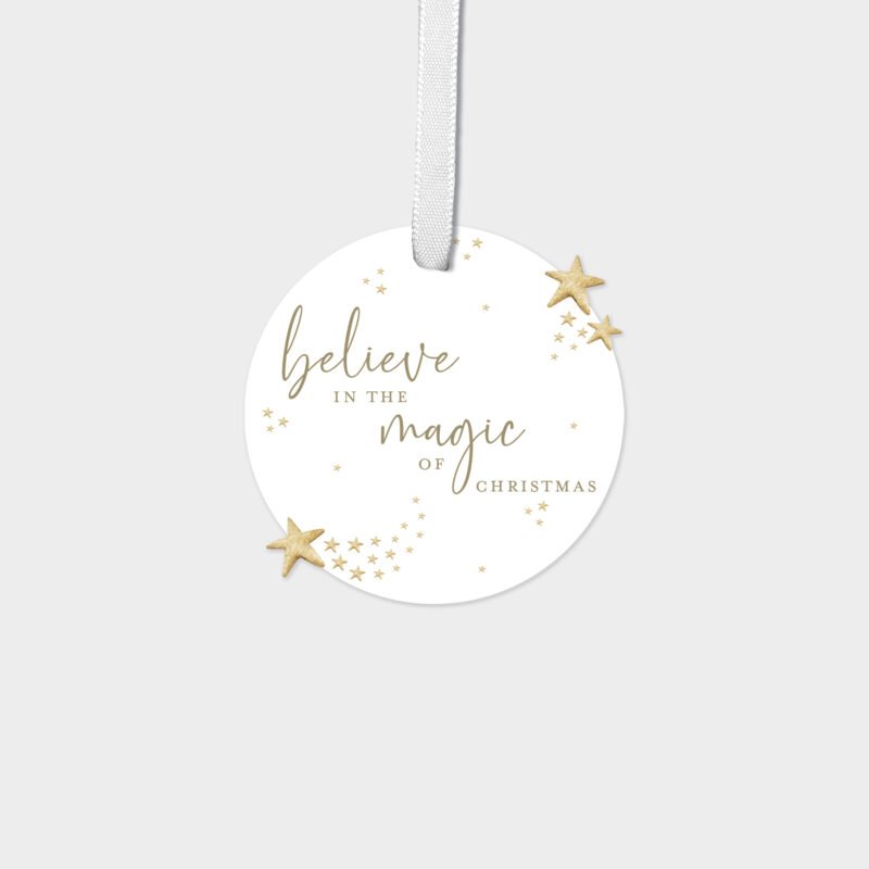Believe in the Magic of Christmas Tag